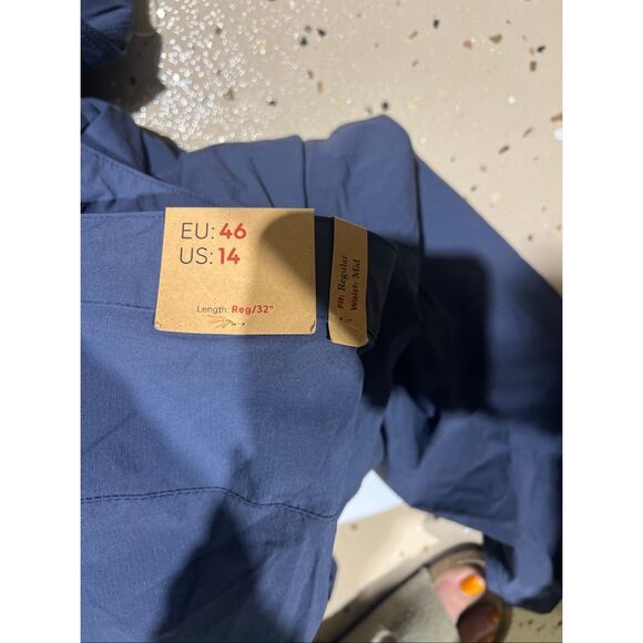 Fjällräven NWT High Coast Trail Trousers Navy Size 46/14 - Picture 5 of 5